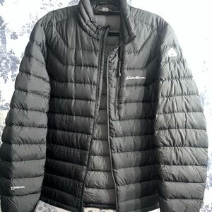 Eddie Bauer Black Quilted Packable Puffer Jacket